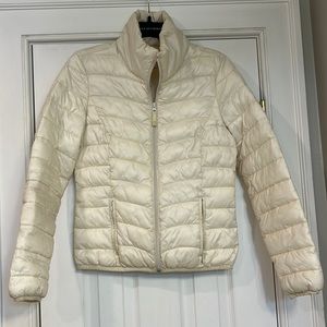 Black Rivet puffer jacket